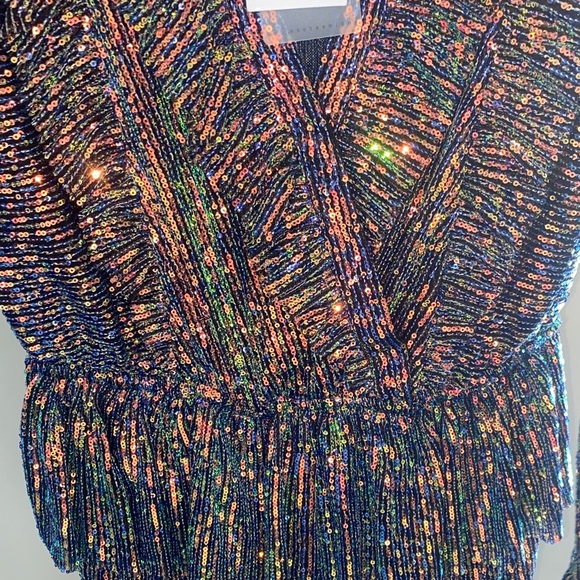 Multicolor Sequin Dress - Picture 5 of 9